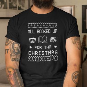 Book Christmas Tree Shirt All Booked Up For The Christmas