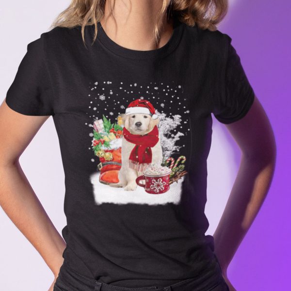 Dog Christmas Shirt Golden Retriever Lovers