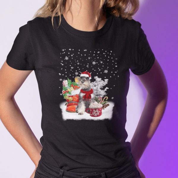 Miniature Schnauzer Dog Christmas Shirt Miniature Schnauzer Lovers