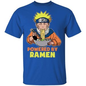 Powered By Ramen T Shirt Naruto Anime Tee All Day Tee 4