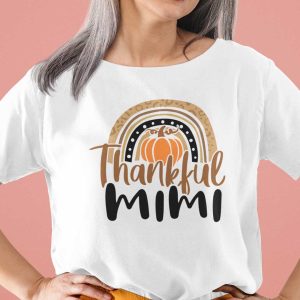 Thankful Mimi Shirt Pumpkin Thanksgiving Day