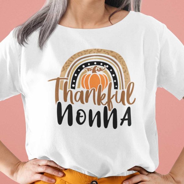 Thankful Nonna Shirt Pumpkin Thanksgiving Day