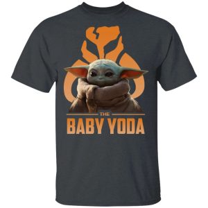 The Baby Yoda The Mandalorian Symbol T shirt All Day Tee 4