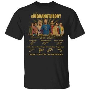 The Big Bang Theory T shirt 15th Anniversary 2005 2020 Tee All Day Tee 3