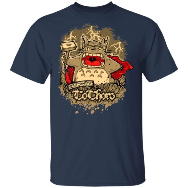 The Mighty Tothoro T Shirt Thor Mix Totoro Anime Tee  All Day Tee