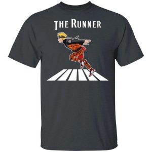 The Runner Naruto On Abbey Road Shirt Parody Anime Naruto Tee All Day Tee 4