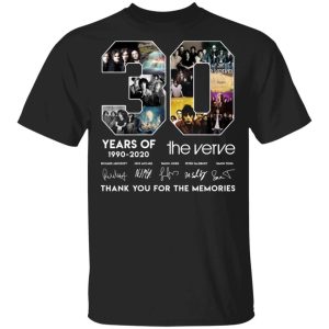 The Verve T shirt 30 Years 1990 2020 Anniversary Tee All Day Tee 3