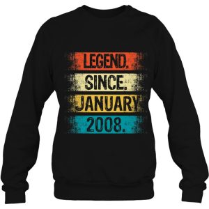 15 Years Old Legend Since January 2008 15Th Birthday Gift 4