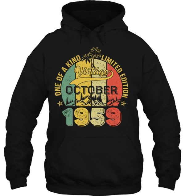 63 Years Old Gifts 63Rd Birthday Vintage October 1959 Limited Edition