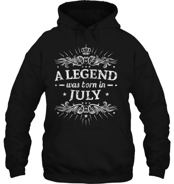 A Legend Was Born In July July Birthday Gifts