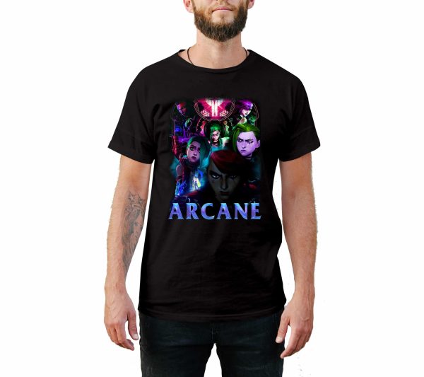 Arcane LoL T.V Show Style T-Shirt