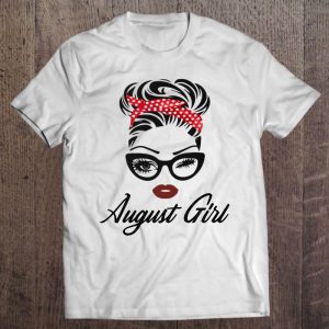 August Girl Wink Eye Woman Face Born In August Birthday