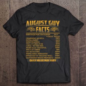 August Guy Facts Funny