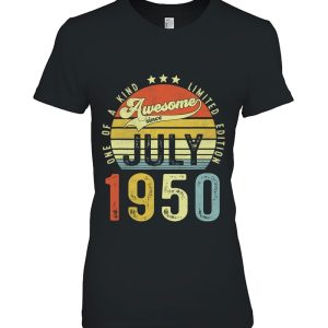 Awesome Since July 1950 Vintage 73Rd Birthday For Men Women