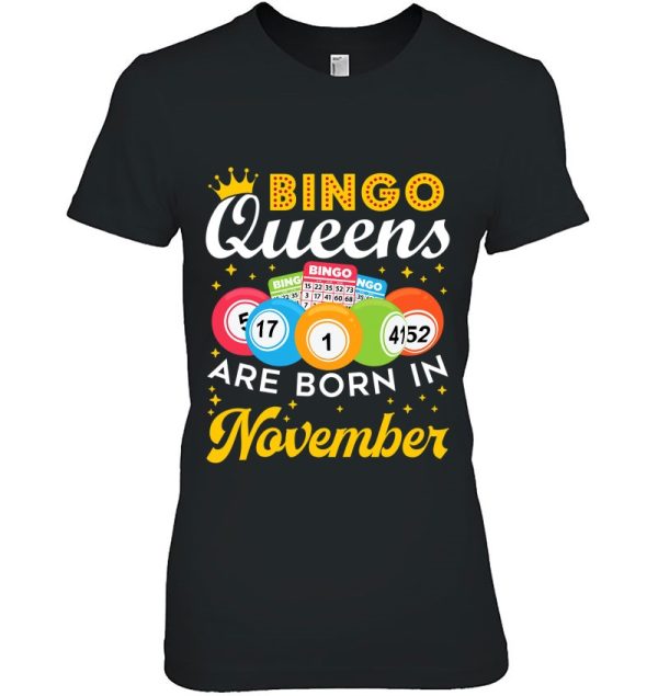 Bingo Birthday Women Bingo Queens Are Born In November