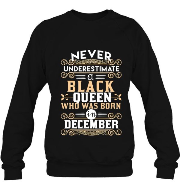 Black Queens Are Born In December – Birthday Tshirts