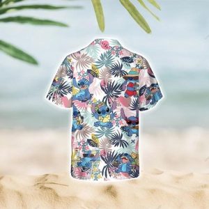 Funny Disney Stitch Hawaiian Shirt Summer Beach Gift 3