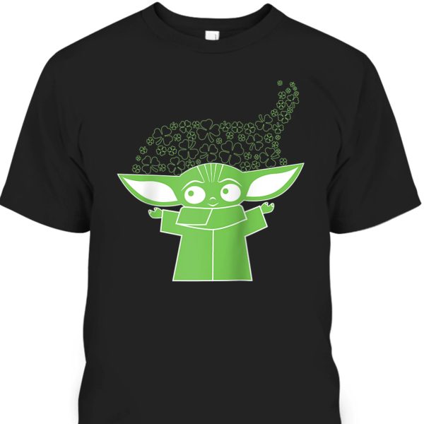 Grogu Star Wars The Mandalorian St Patrick’s Day T-Shirt