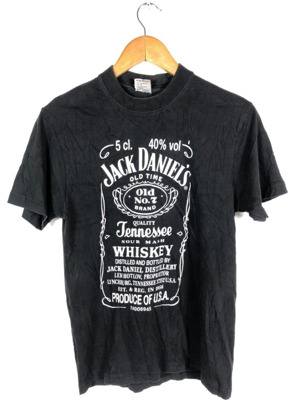 Jack Daniels Whiskey T-Shirt Old Time Quality Tennessee Sour Mash