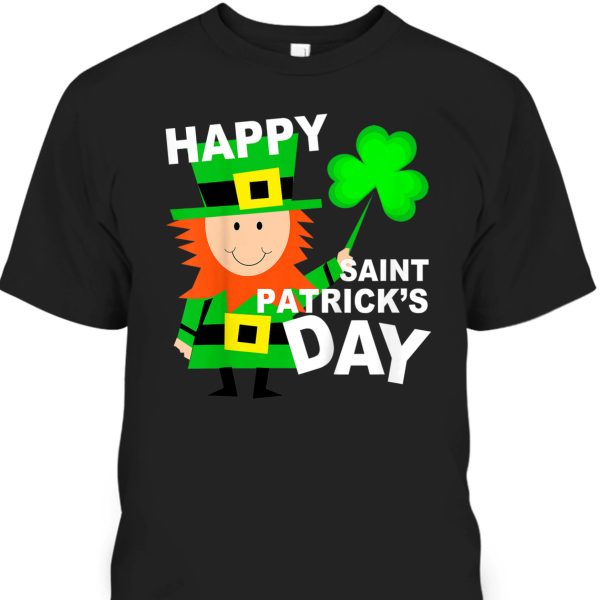 Kids Leprechaun Happy St. Patrick’s Day T-Shirt