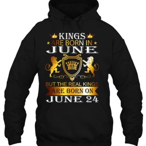 Kings Are Born On June 24Th Birthday Bday Men Boy Kid 3