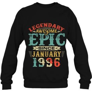 Legendary Awesome Epic Since January 1996 Birthday 24 Years 4