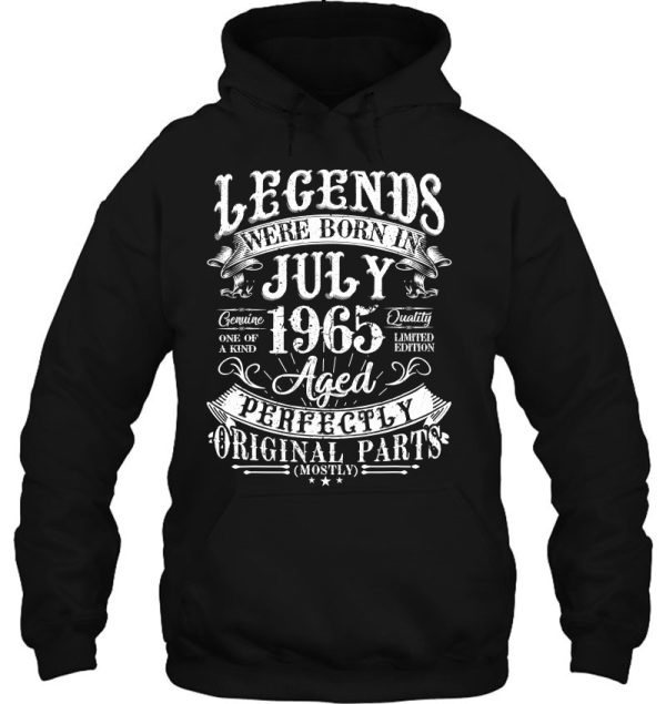 Legends Born In July 1965 57 Years Old 57Th Birthday Gift