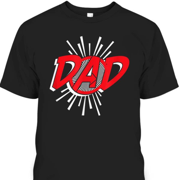 Logo Father’s Day T-Shirt The Avengers Dad Gift For Marvel Fans
