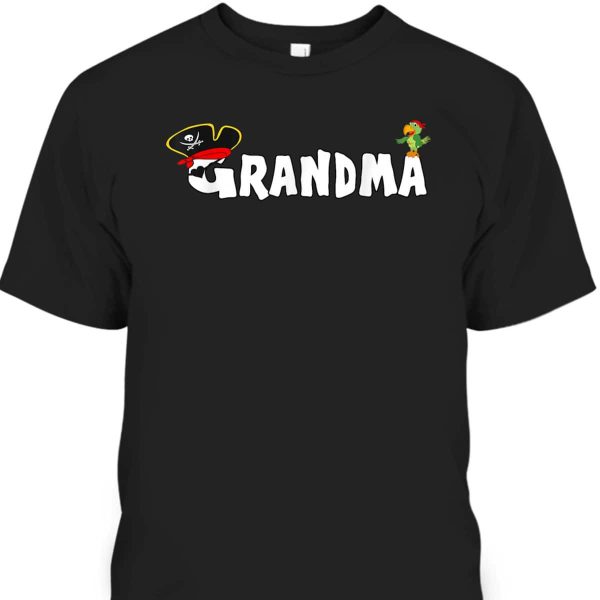 Mother’s Day T-Shirt Gift For Great Grandma Skull And Crossbones Hat