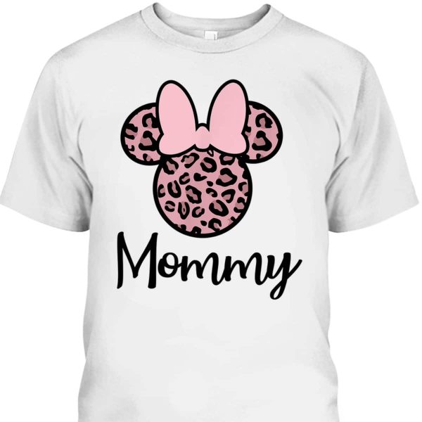 Mother’s Day T-Shirt Leopard Minnie Disney Mom Gift