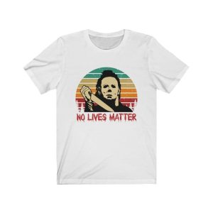 No Lives Matter Michael Myers Vintage Retro T Shirt 3