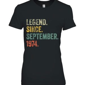 Vintage 1974 48Th Birthday Legend Since September 1974 Years