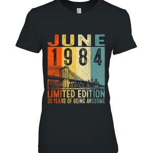 Vintage 1984 39 Years Old Made In June 1984 39Th Birthday