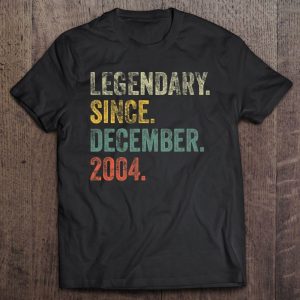 Vintage 2004 18Th Birthday Legendary Since December 2004 Birthday