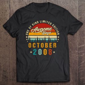 Vintage 2008 Awesome Since October 2008 Limited Edition