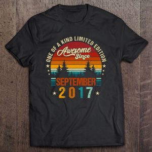 Vintage 2017 Awesome Since September 2017 Limited Edition