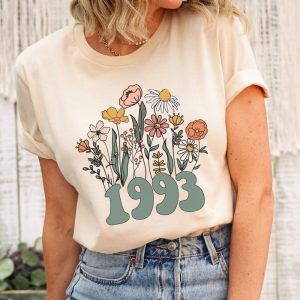 1993 30th Birthday Wildflowers Turning 30 Shirt