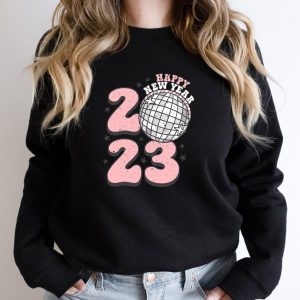 2023 Funny Cheers To The Retro New Year Sweatshirt Hoodie