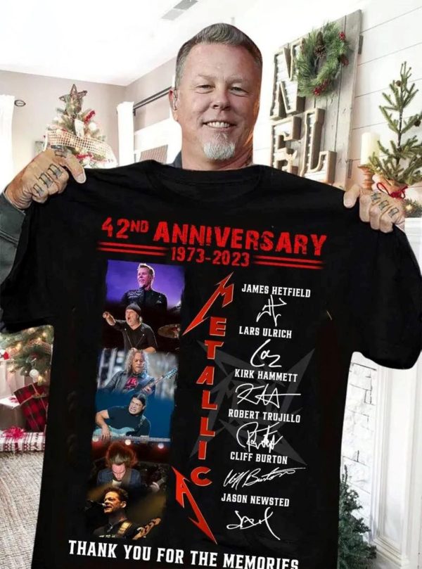 42nd Anniversary Metal Band Rock Shirt