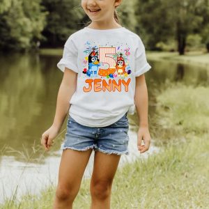 Custom Bluey Birthday Shirt