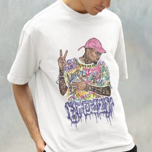 Custom Chris Brown Graphic T Shirt