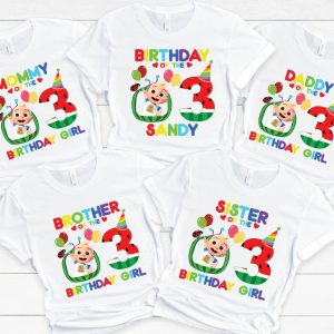 Custom Cocomelon Family Matching Birthday Shirt