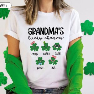 Custom Grandma’s Lucky Charms St Patrick Day Shirt