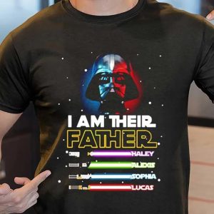 Custom I Am Their Father Personalized Dad Starwars Shirt