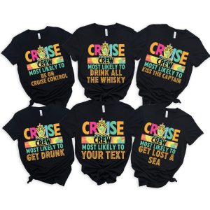 Custom Most Likely Cruise Birthday Family Vacation Shirt