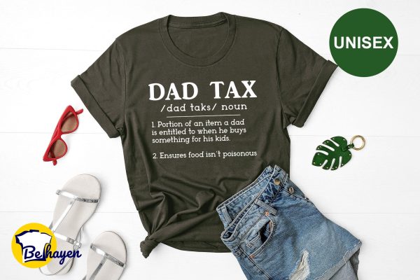Funny Grandpa Daddy Dad Tax Shirt Husband Gifts