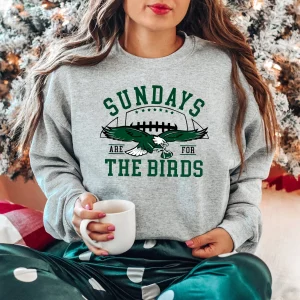 Go Birds Philly Football Vintage Eagles Sweatshirt Shirt 3