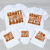 Groovy Retro Family Birthday Or Baby Shower Shirt