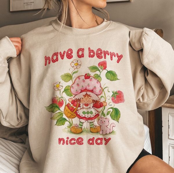 Have A Berry Nice Day Vintage Strawberry Shirt