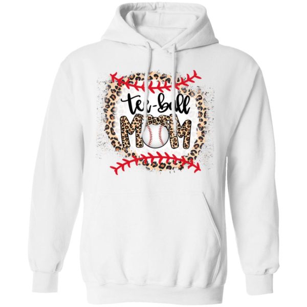 Ball Mom Mother’s Day Tee Teeball Mom Leopard Funny Shirt Sweatshirt Hoodie Long Sleeve Tank